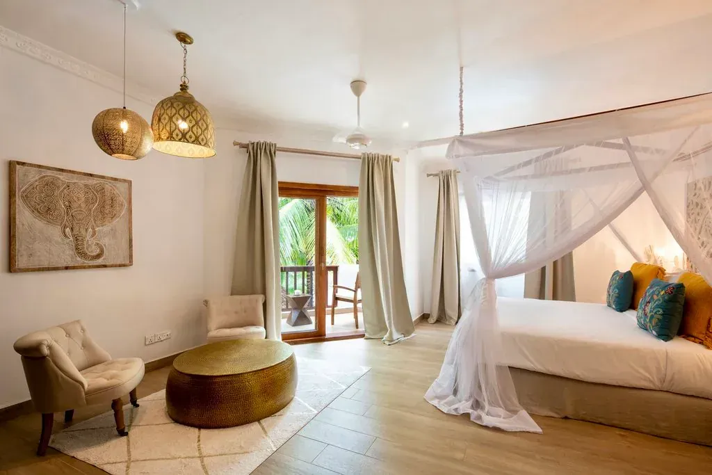 Amani Boutique Hotel a Zanzibar, Tanzania, foto 10. Progetto di Riccardo Bandera Architetto