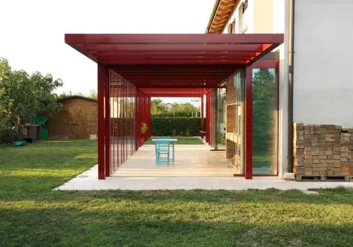 Ampliamenti contemporanei: camera e padiglione a Scorzé, VE, foto 5. Progetto di Riccardo Bandera Architetto