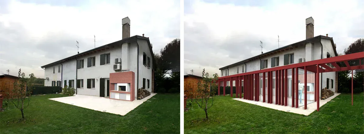 Ampliamenti contemporanei: camera e padiglione a Scorzé, VE, foto 12. Progetto di Riccardo Bandera Architetto