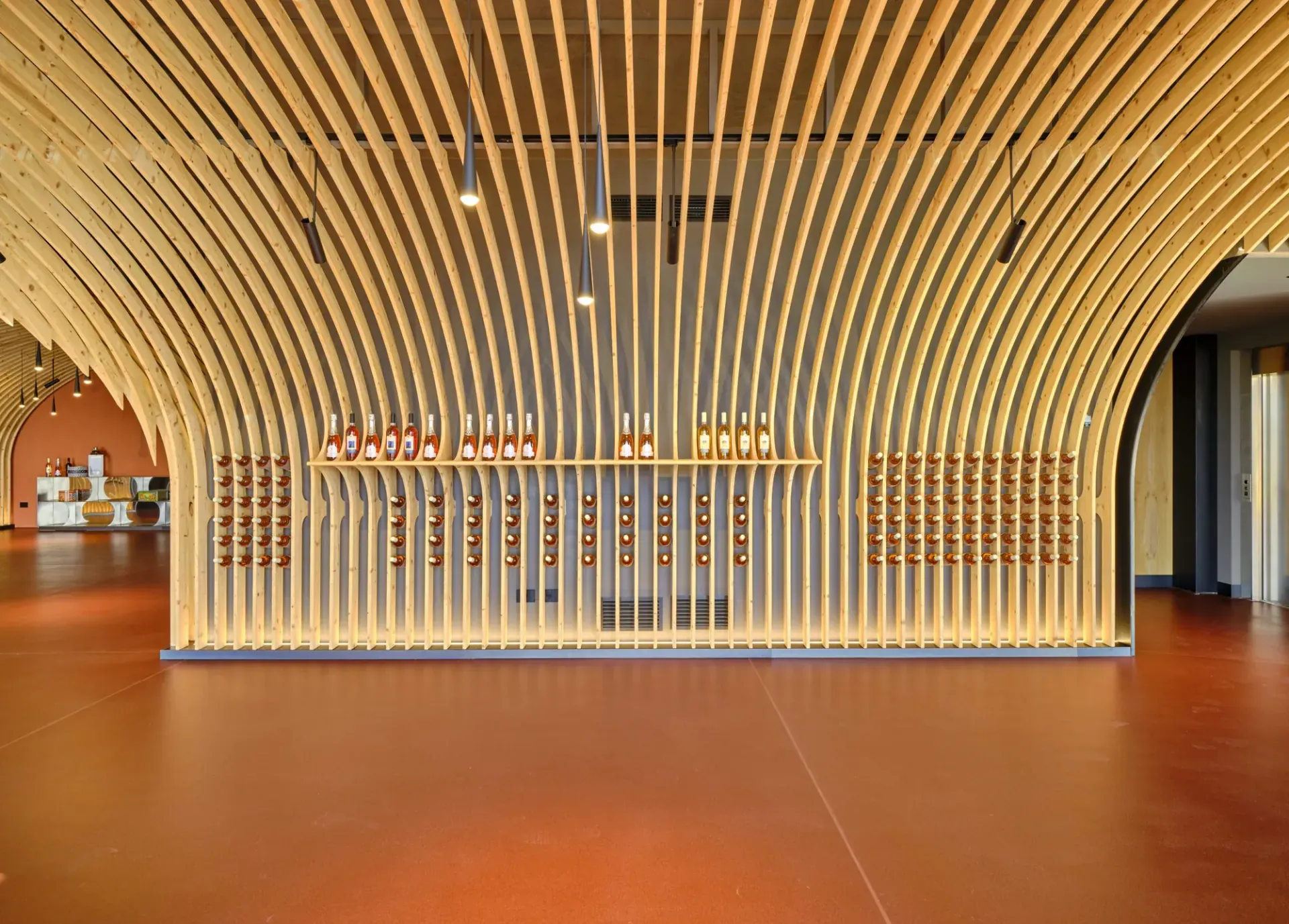 Cantina Vini Colombo sul lago di Garda, VR, foto 6. Progetto di Riccardo Bandera Architetto