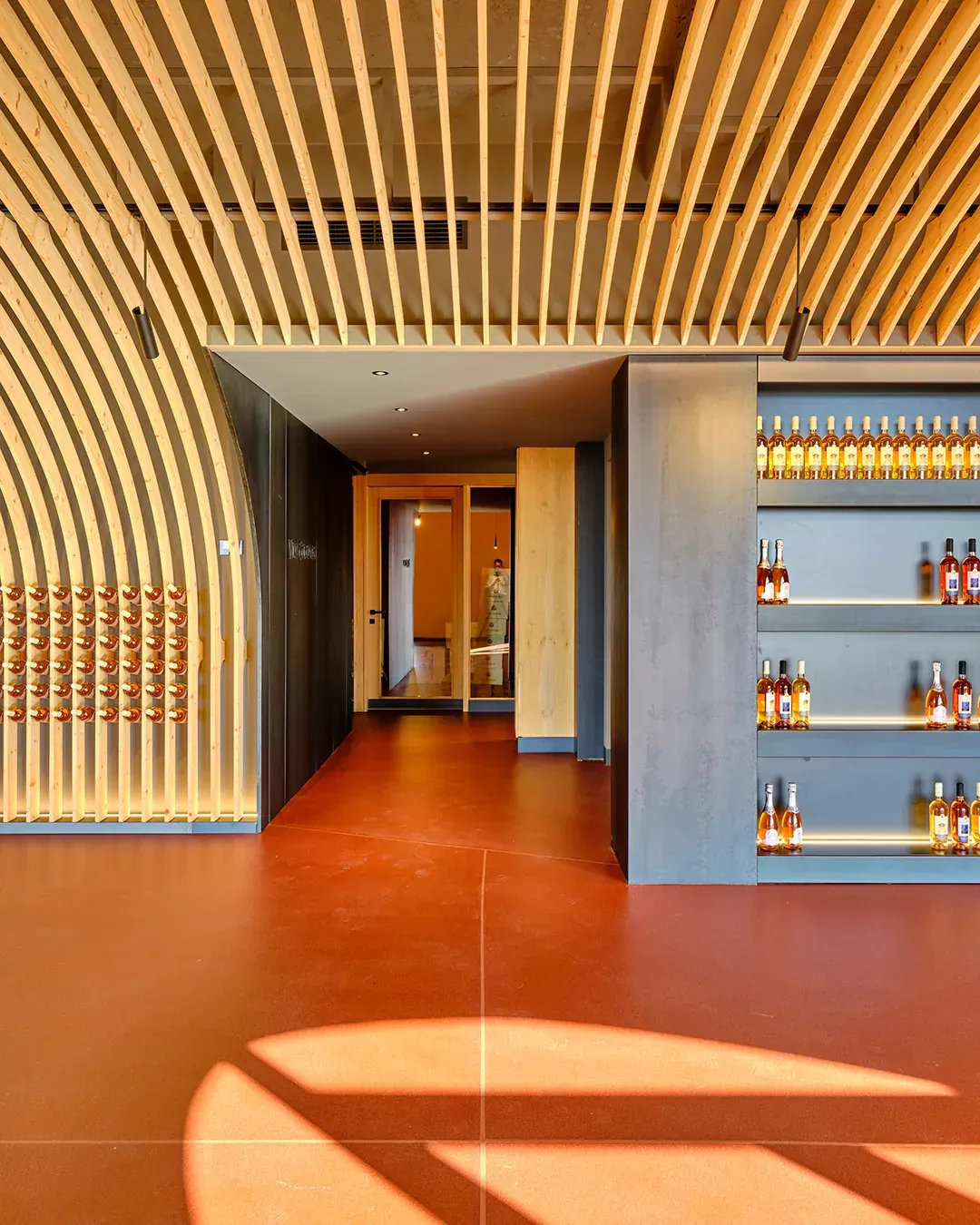 Cantina Vini Colombo sul lago di Garda, VR, foto 9. Progetto di Riccardo Bandera Architetto