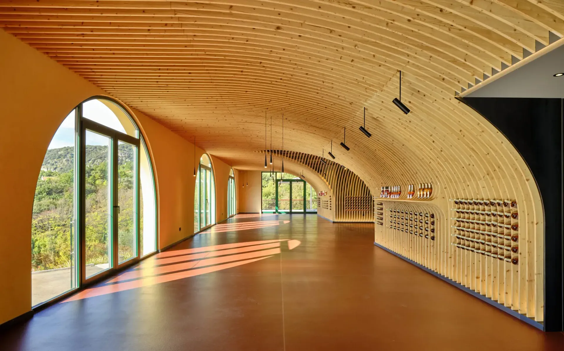 Cantina Vini Colombo sul lago di Garda, VR, foto 10. Progetto di Riccardo Bandera Architetto