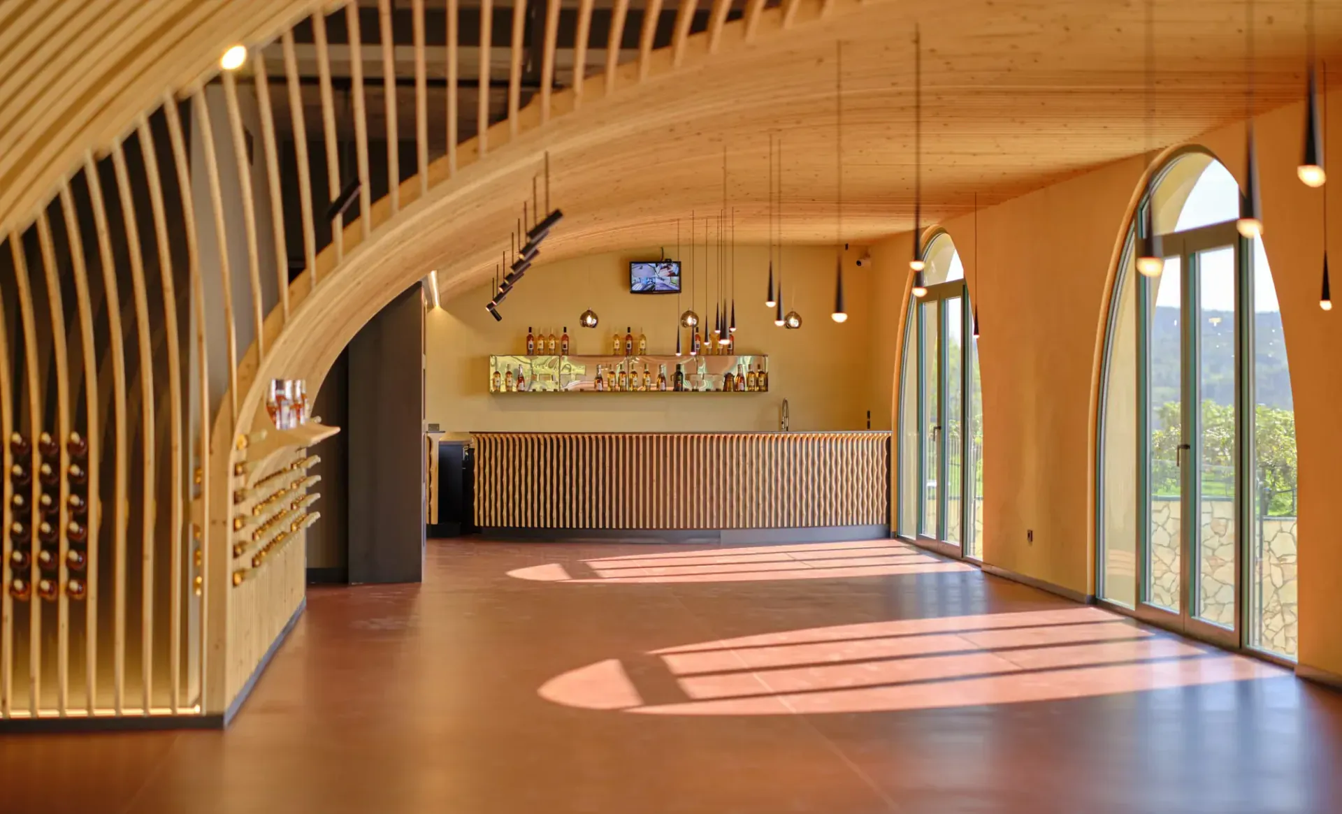 Cantina Vini Colombo sul lago di Garda, VR, foto 14. Progetto di Riccardo Bandera Architetto