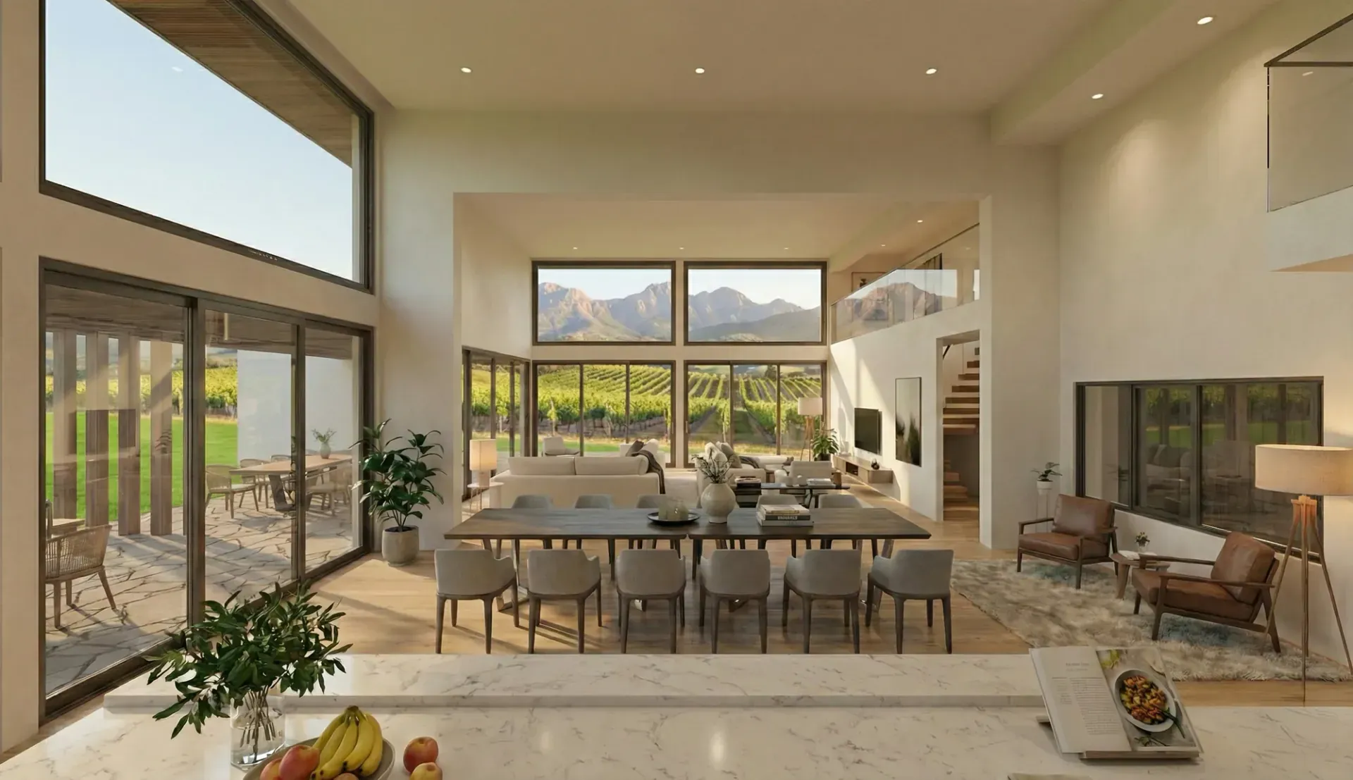 Casa a Bolognano Arco, TN, render 4. Progetto di Riccardo Bandera Architetto