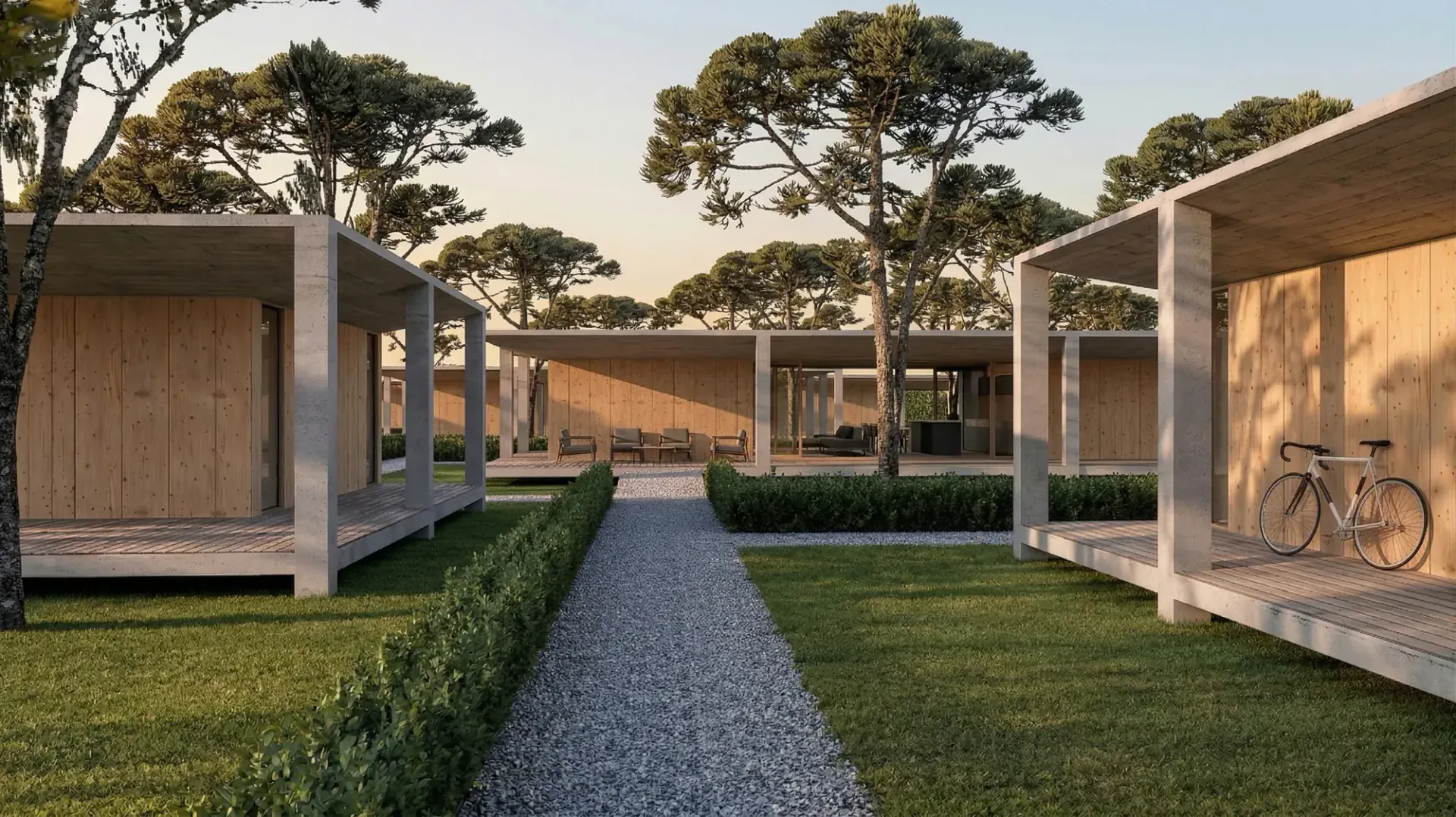 Case prefabbricate in legno a Cavallino-Treporti, VE, foto 1. Progetto di Riccardo Bandera Architetto