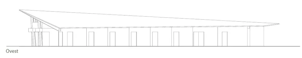Chalet Pinocchio: hotel in legno a Brentonico, TN, disegno di progetto 4. Progetto di Riccardo Bandera Architetto