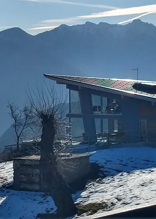 Chalet Pinocchio: hotel in legno a Brentonico, TN, foto 2. Progetto di Riccardo Bandera Architetto