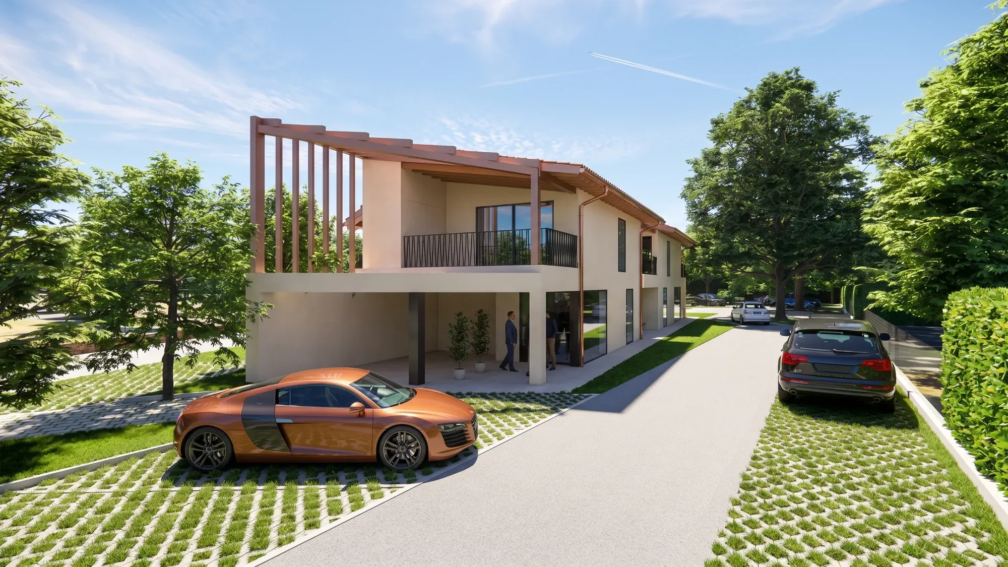Edificio per uffici a Treviso, TV, progetto di Riccardo Bandera Architetto