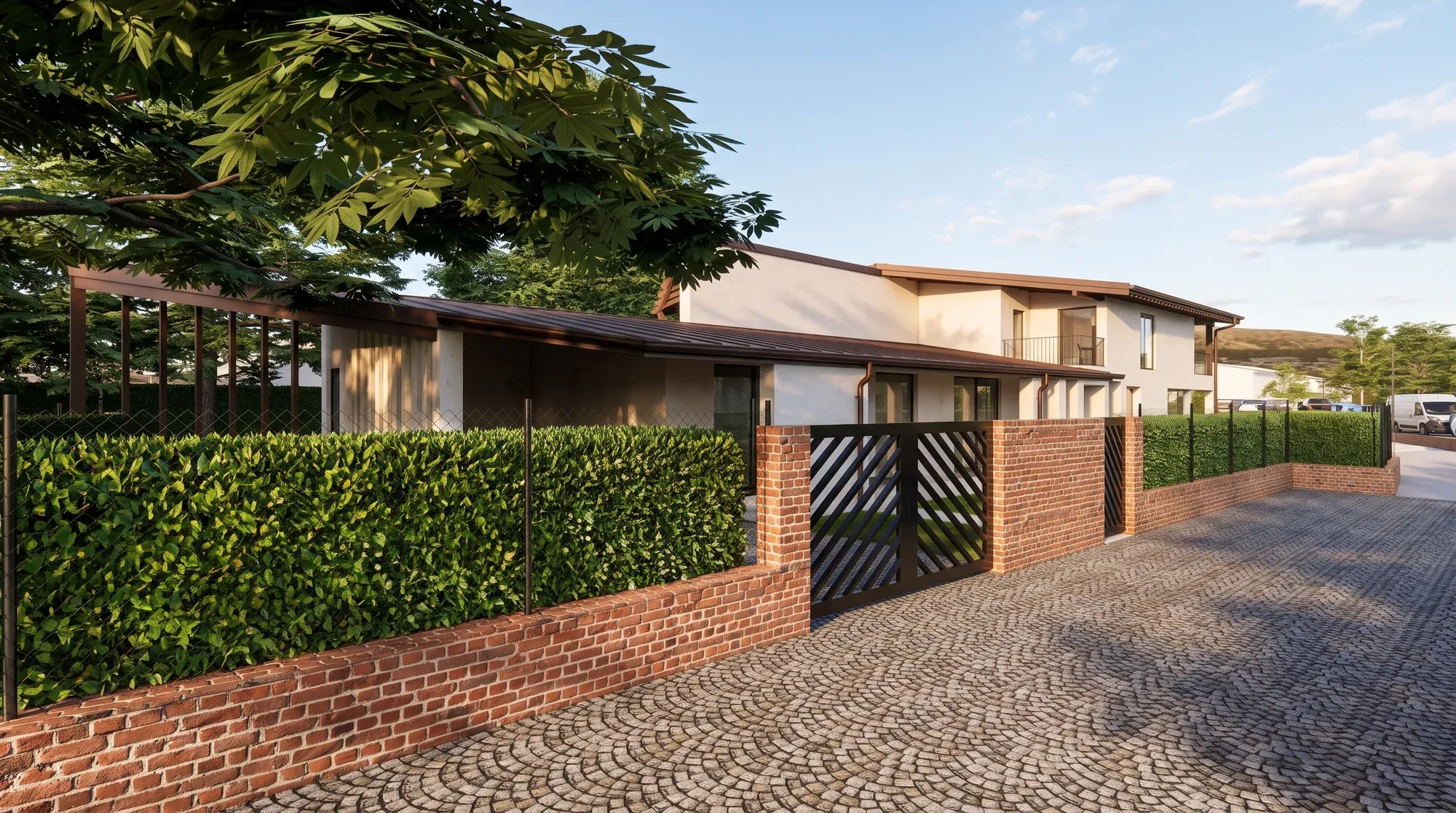 Edificio per uffici a Treviso, TV, render 2. Progetto di Riccardo Bandera Architetto