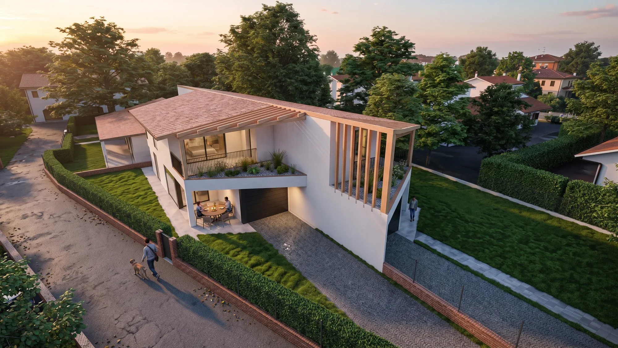 Edificio per uffici a Treviso, TV, render 3. Progetto di Riccardo Bandera Architetto