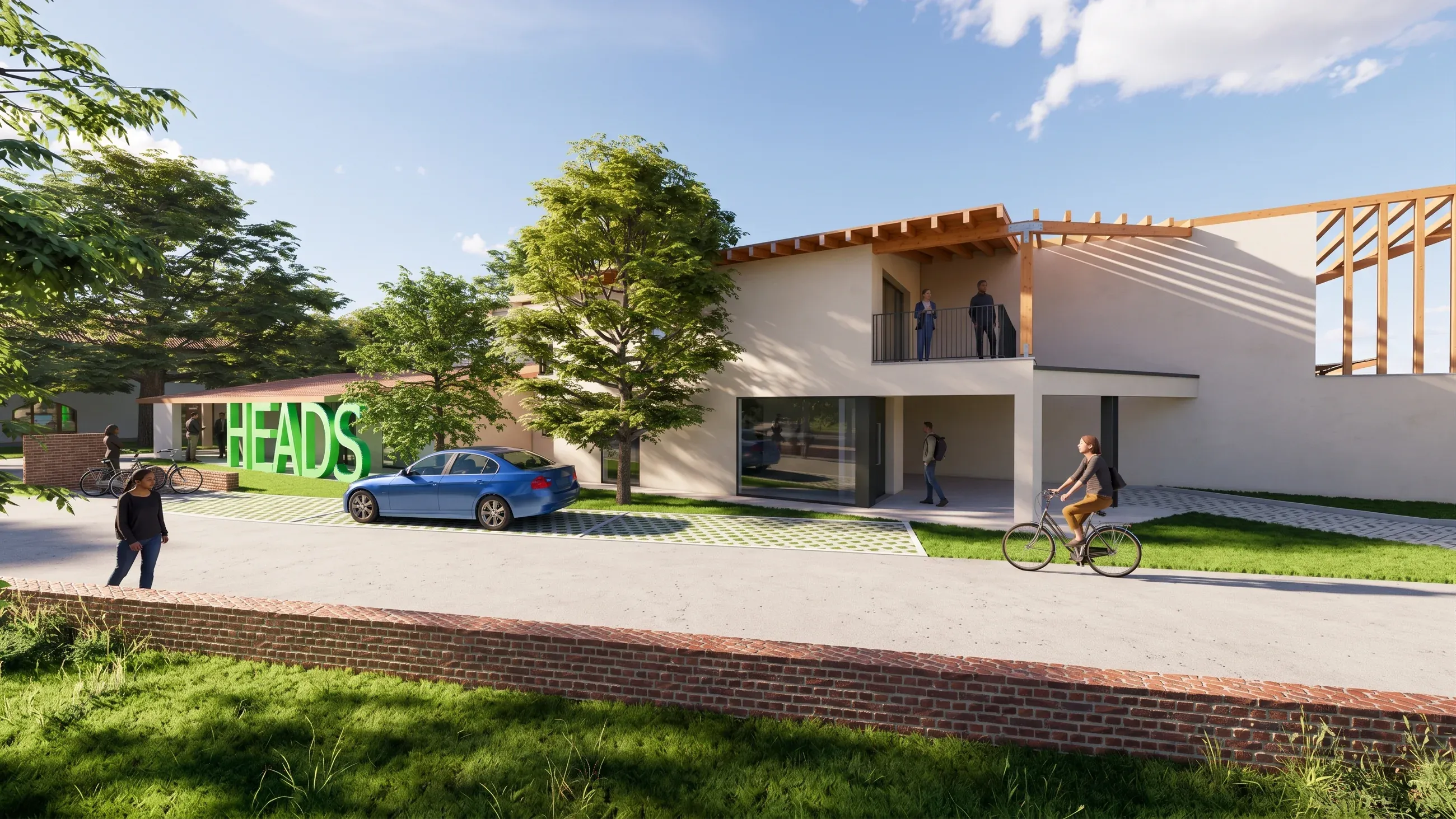 Edificio per uffici a Treviso, TV, render 8. Progetto di Riccardo Bandera Architetto