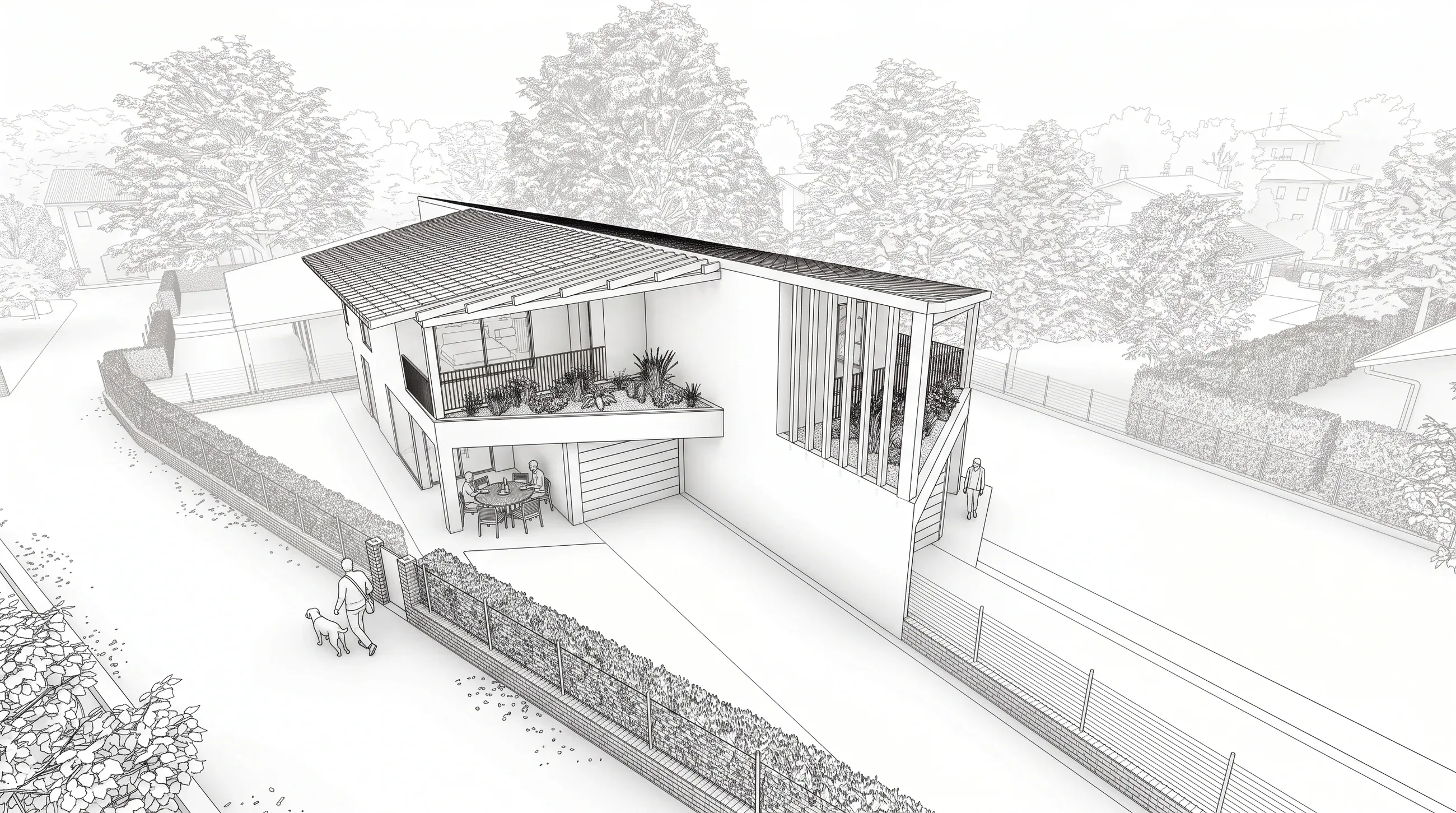 Edificio per uffici a Treviso, TV, render 10. Progetto di Riccardo Bandera Architetto