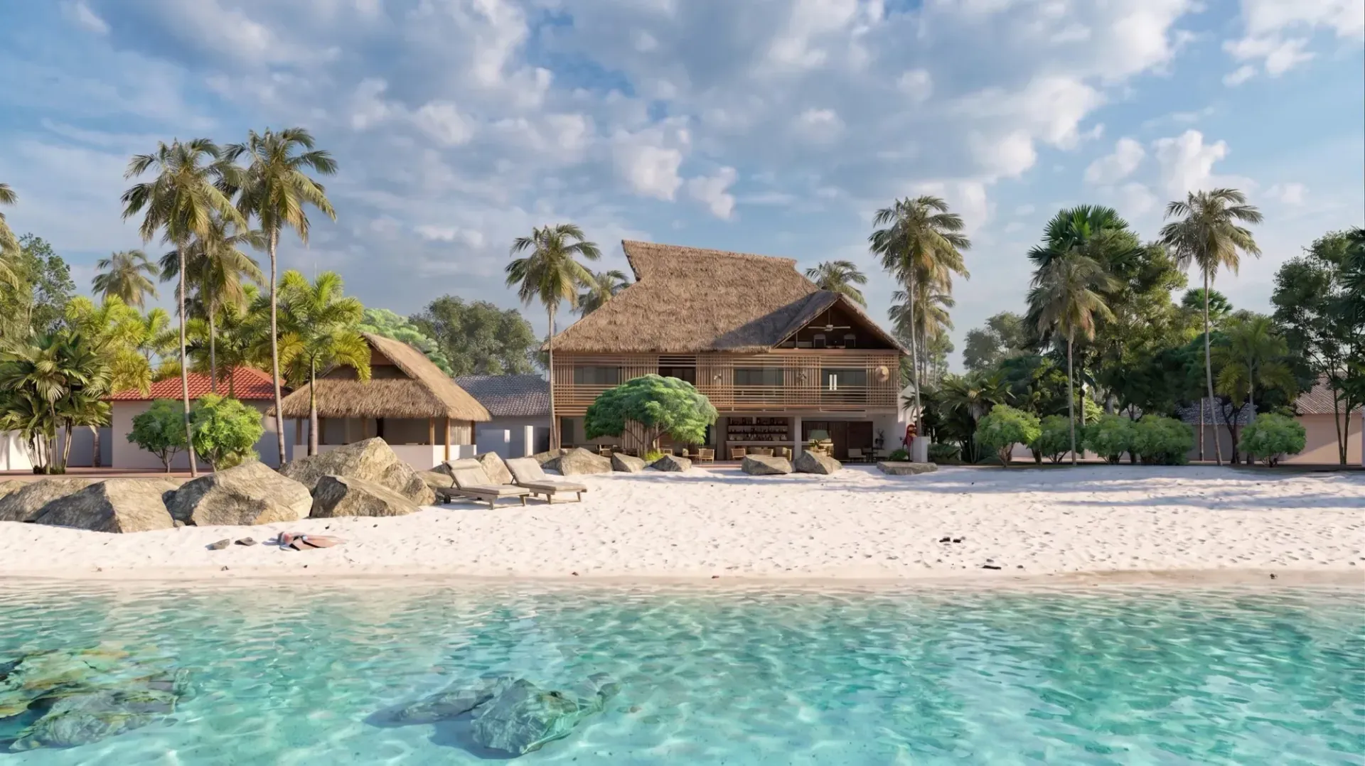 Guest house a Nungwi, foto 2. Progetto di Riccardo Bandera Architetto