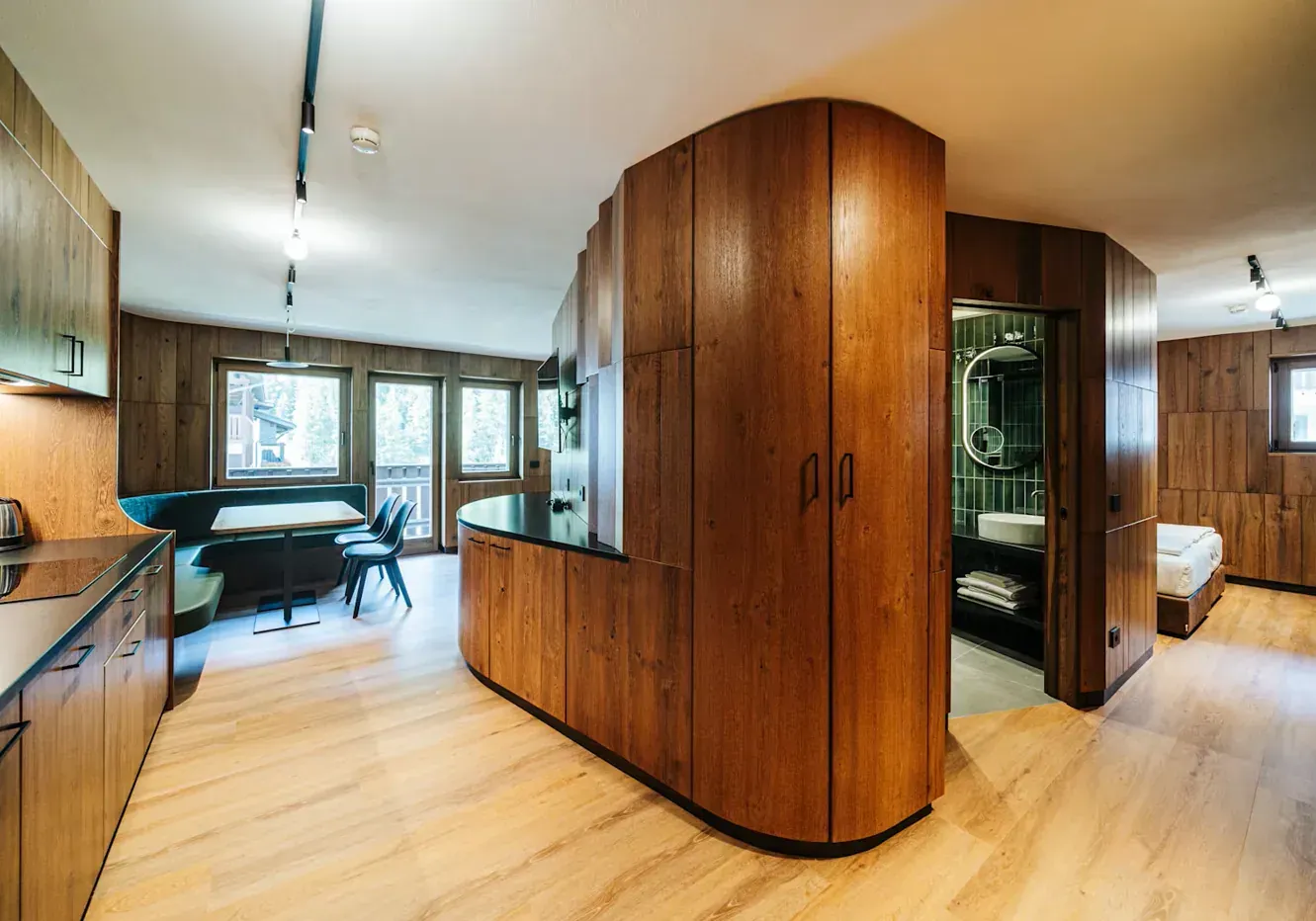 Hotel Antares a Selva di Val Gardena, BZ, foto 3. Progetto di Riccardo Bandera Architetto