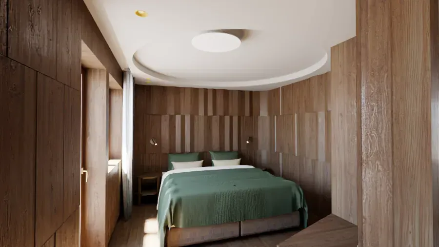 Hotel Antares a Selva di Val Gardena, BZ, render 7. Progetto di Riccardo Bandera Architetto