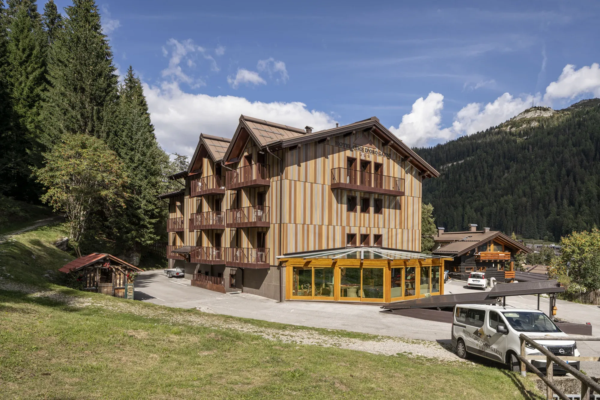 Hotel Cime D’Oro a Madonna di Campiglio, TN, foto 6. Progetto di Riccardo Bandera Architetto. Fotografia di Luca Casonato