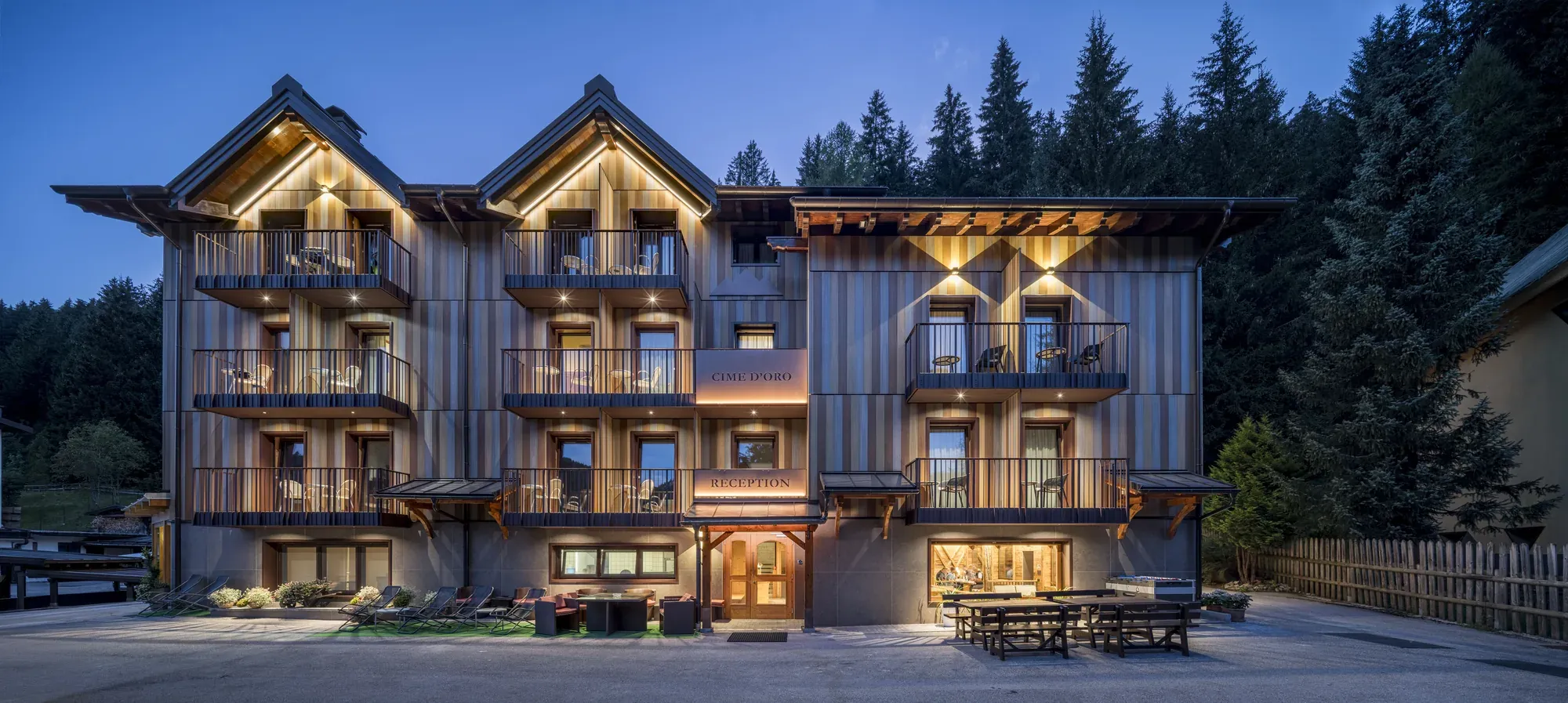 Hotel Cime D’Oro a Madonna di Campiglio, TN, foto 8. Progetto di Riccardo Bandera Architetto. Fotografia di Luca Casonato