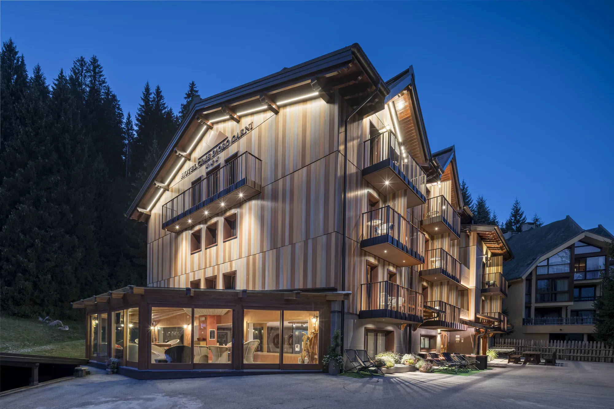 Hotel Cime D’Oro a Madonna di Campiglio, TN, progetto di Riccardo Bandera Architetto