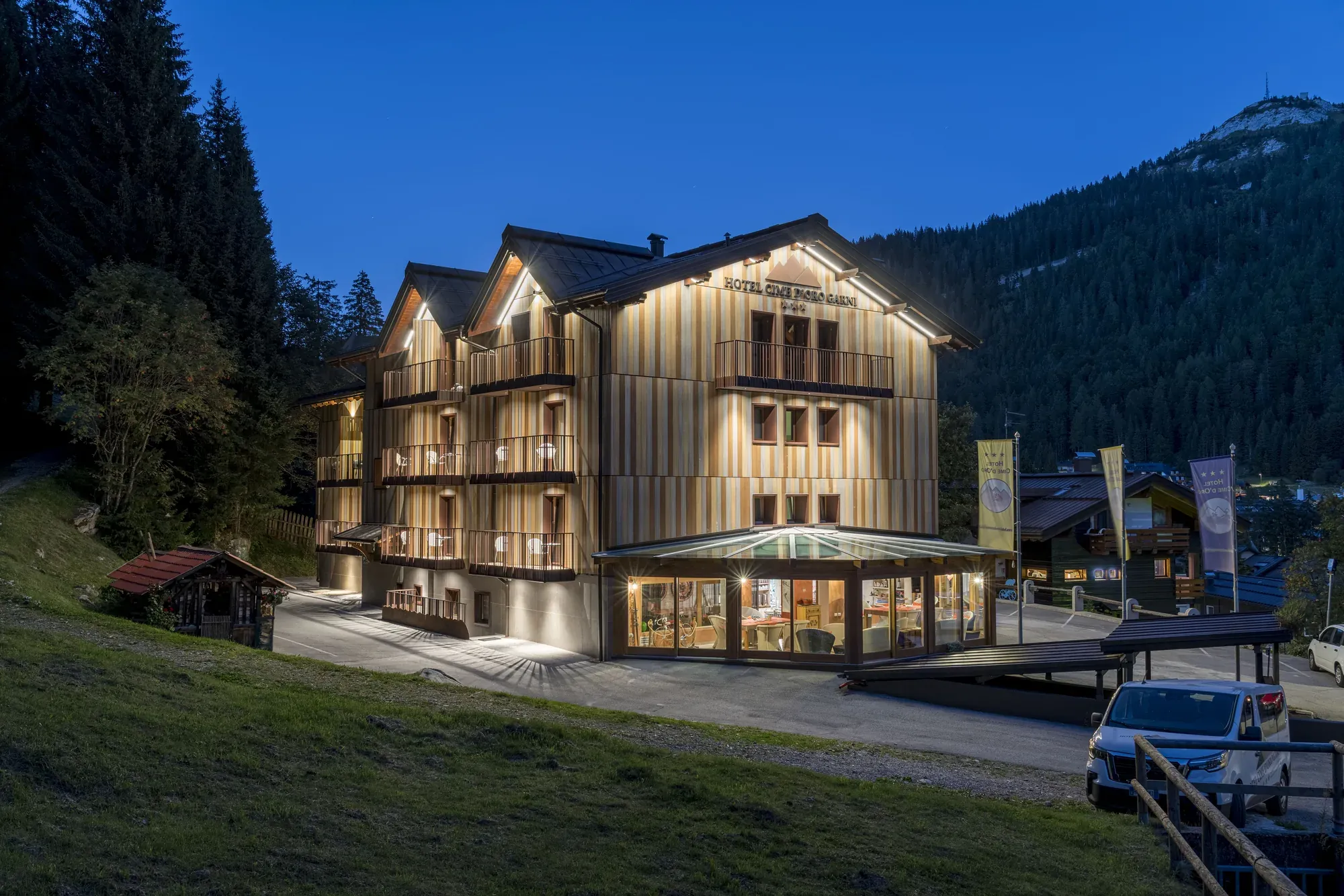 Hotel Cime D’Oro a Madonna di Campiglio, TN, foto 10. Progetto di Riccardo Bandera Architetto. Fotografia di Luca Casonato