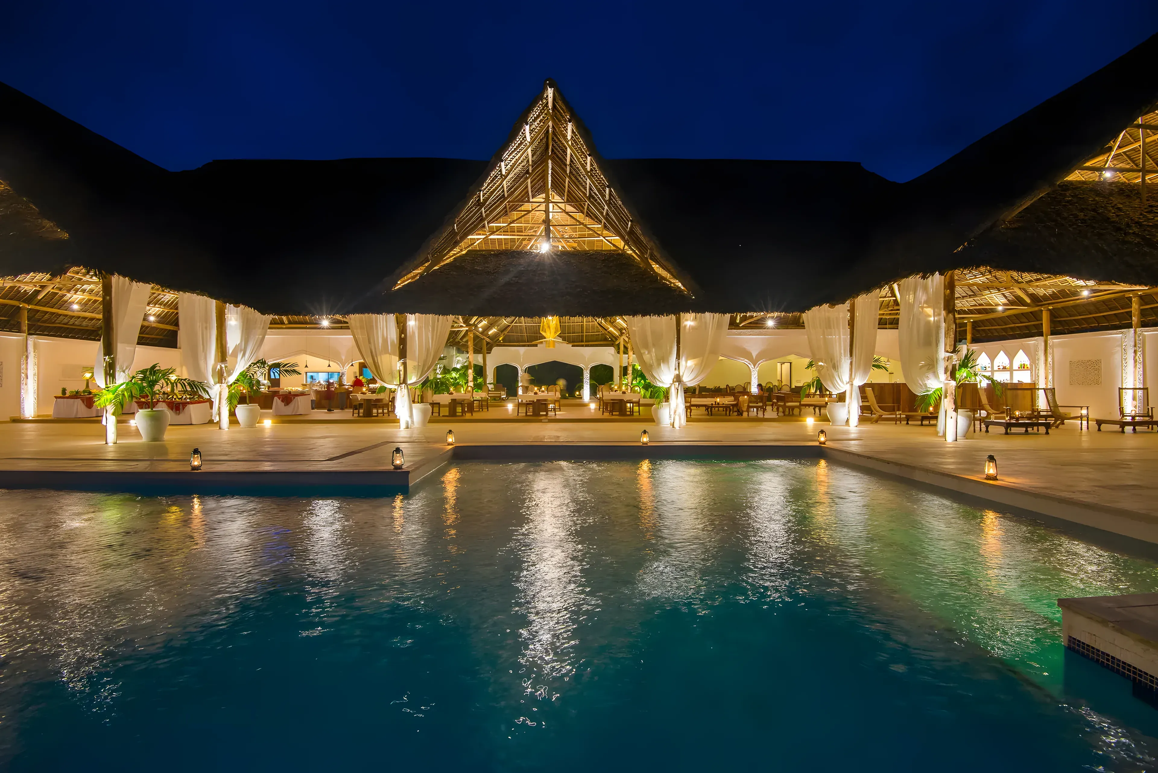 Kono Kono Hotel and Villas a Zanzibar, Tanzania, progetto di Riccardo Bandera Architetto