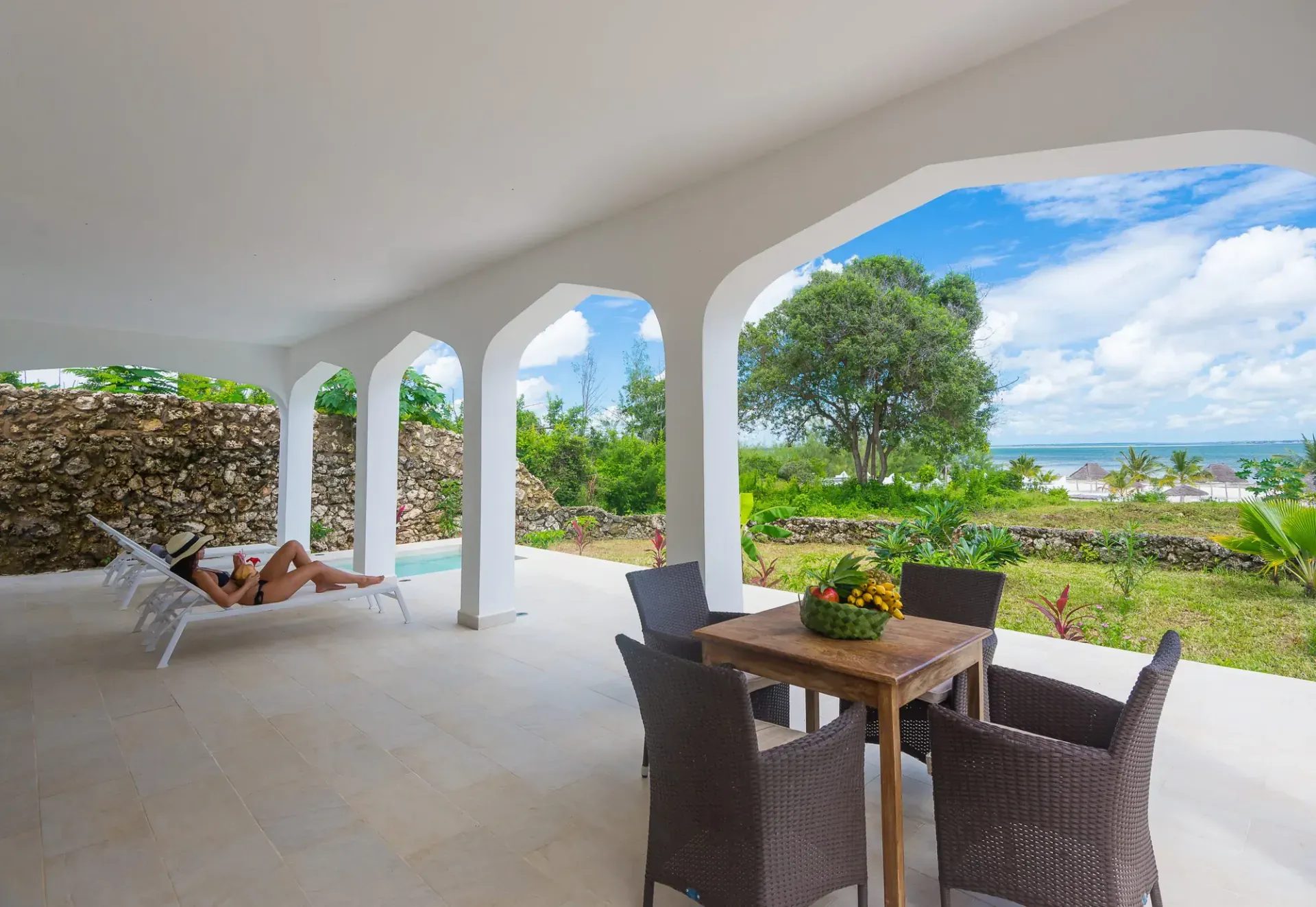 Kono Kono Hotel and Villas a Zanzibar, Tanzania, foto 9. Progetto di Riccardo Bandera Architetto