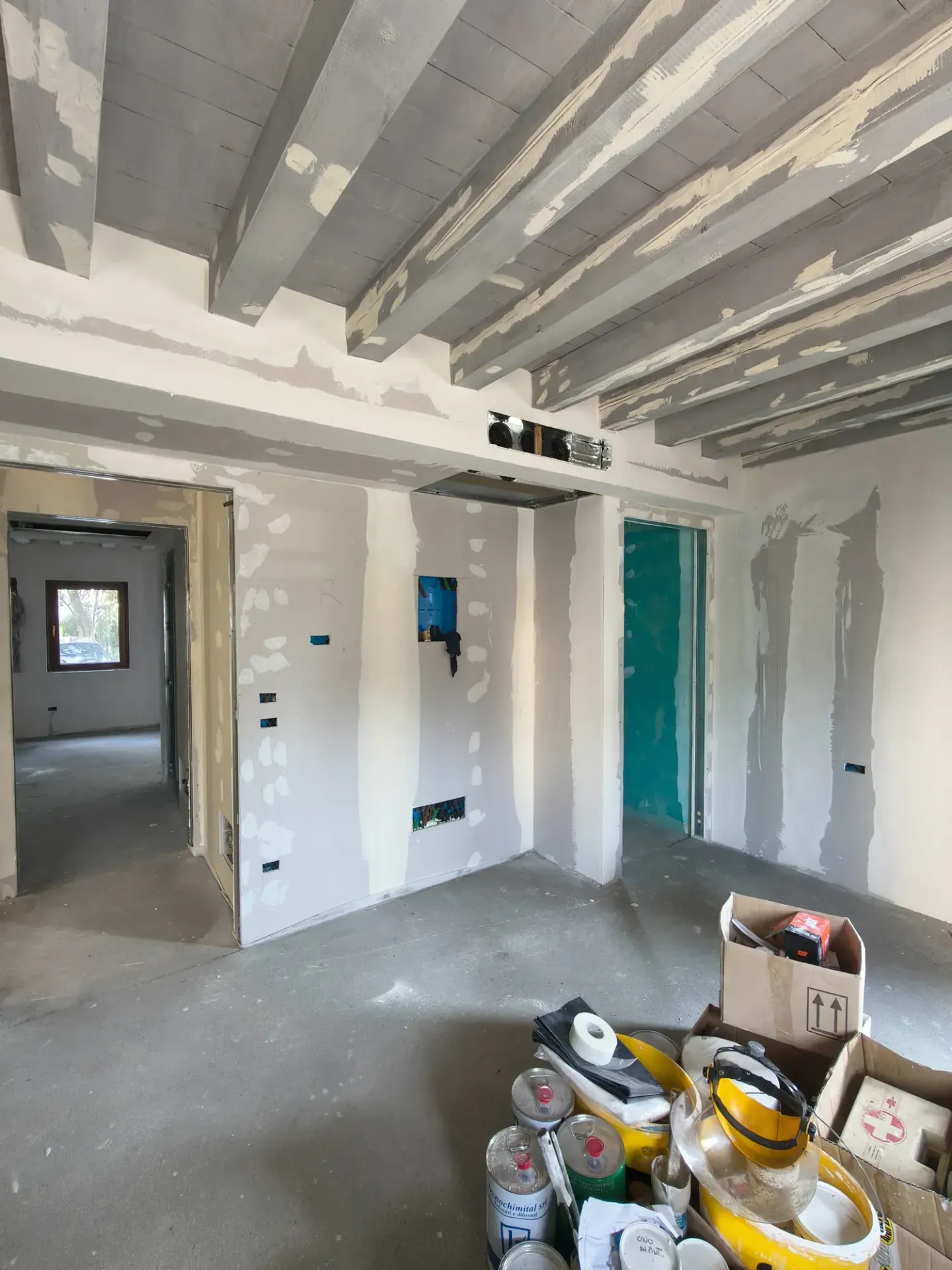 Michelangelo House a Mestre, VE, foto di cantiere 4. Progetto di Riccardo Bandera Architetto