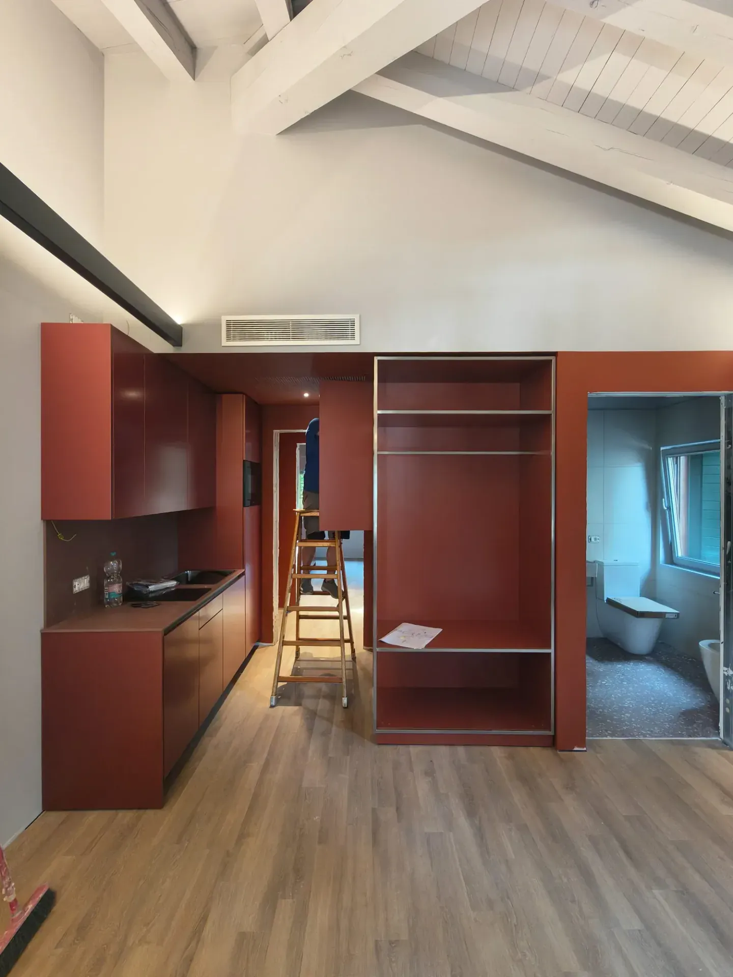 Michelangelo House a Mestre, VE, foto di cantiere 10. Progetto di Riccardo Bandera Architetto
