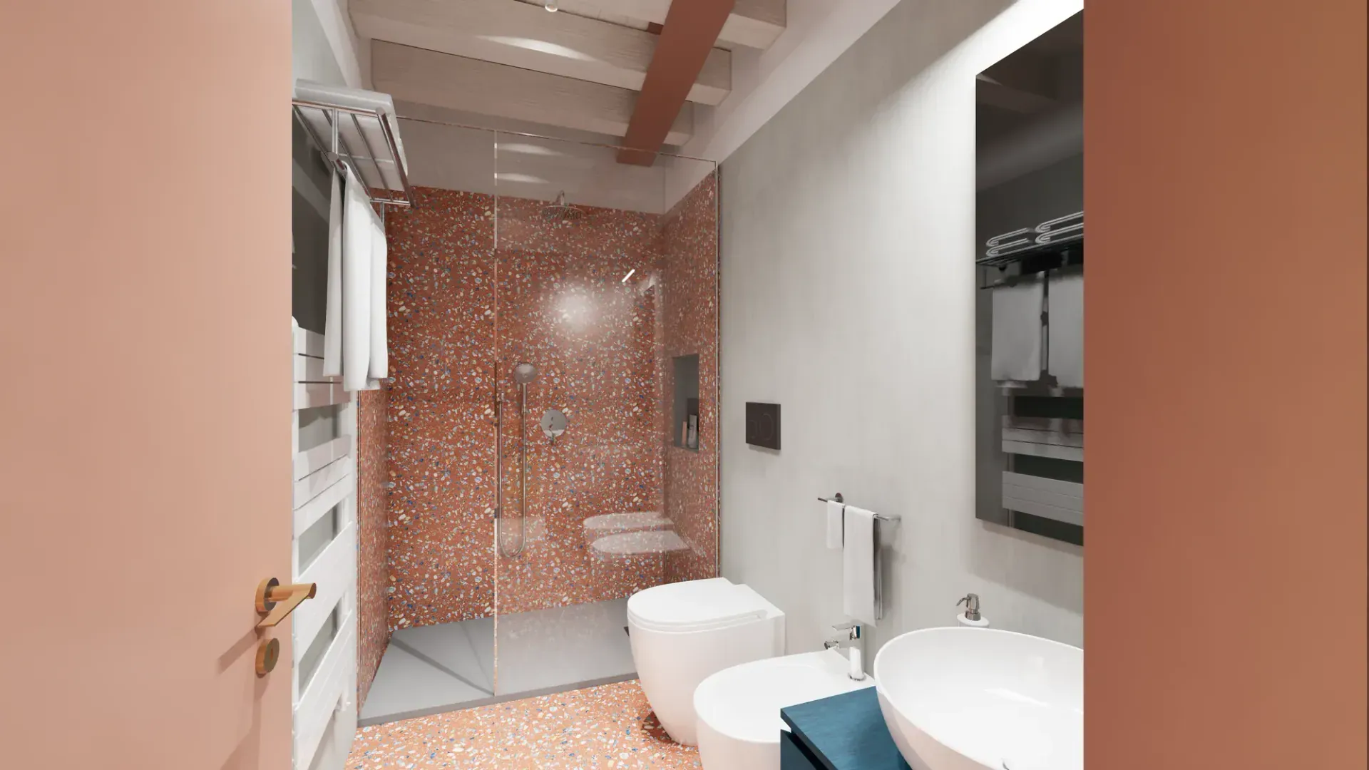 Michelangelo House a Mestre, VE, render 4. Progetto di Riccardo Bandera Architetto