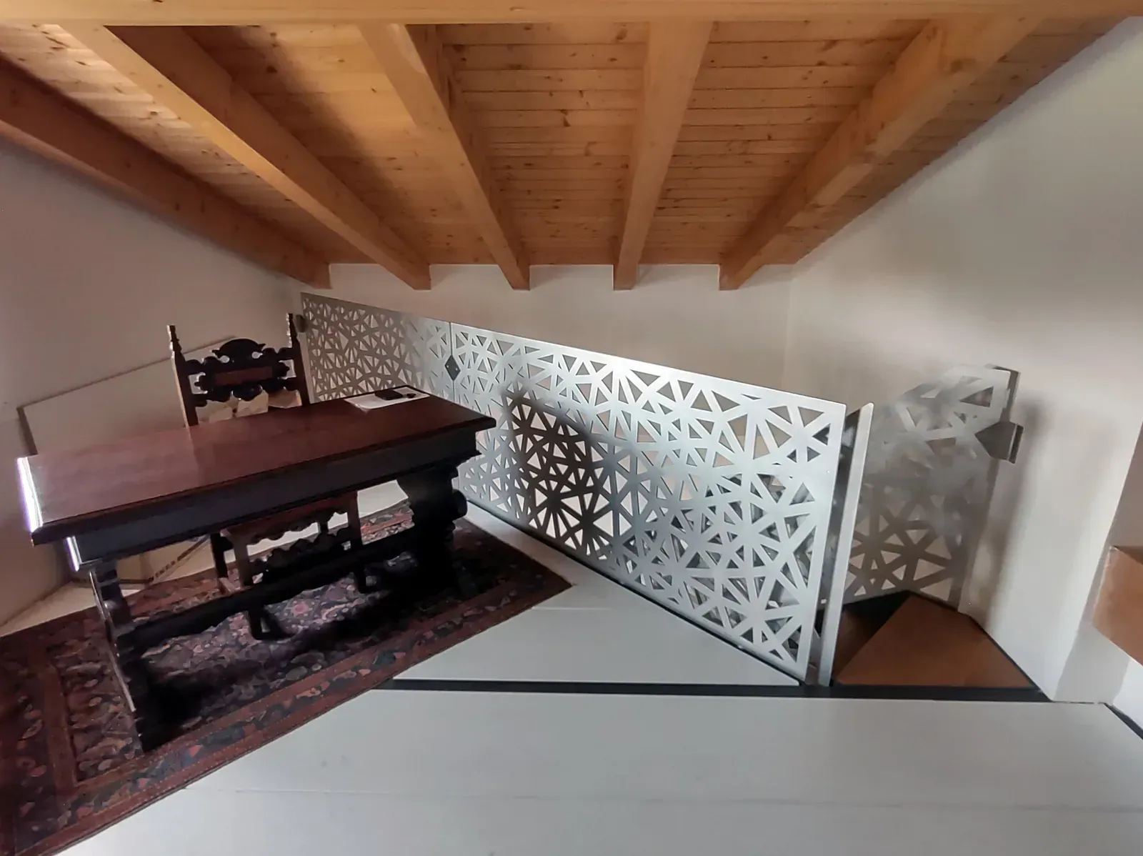 Nuova scala e soppalco per una casa ad Albignasego, PD, foto 9. Progetto di Riccardo Bandera Architetto