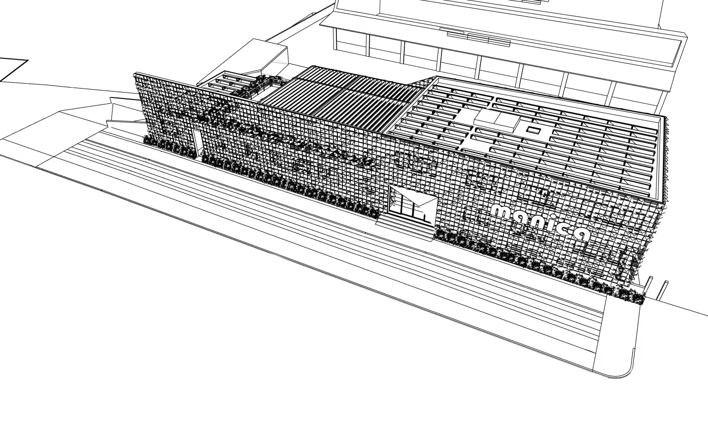 Nuovo Headquarter Manica S.p.a. a Rovereto, TN, disegno di progetto 4. Progetto di Riccardo Bandera Architetto