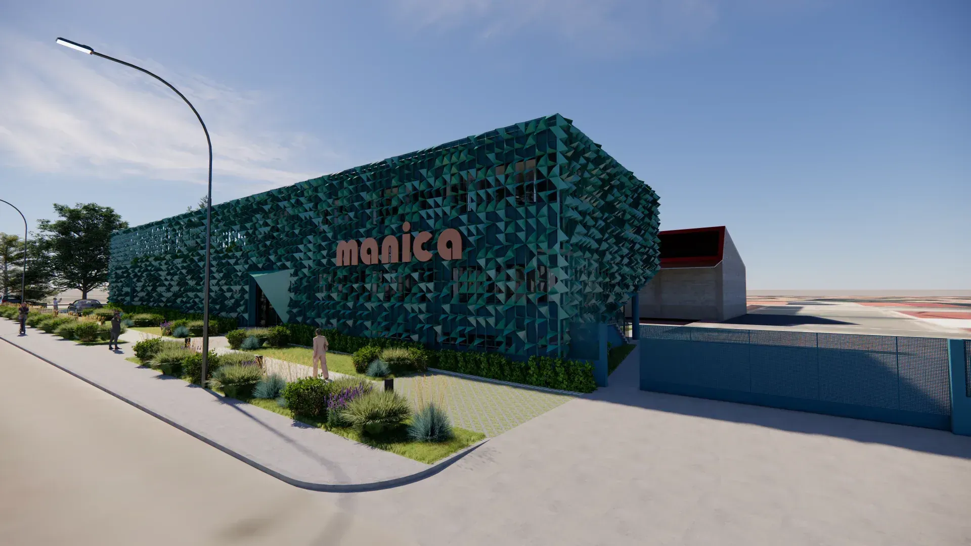 Nuovo Headquarter Manica S.p.a. a Rovereto, TN, render 1. Progetto di Riccardo Bandera Architetto