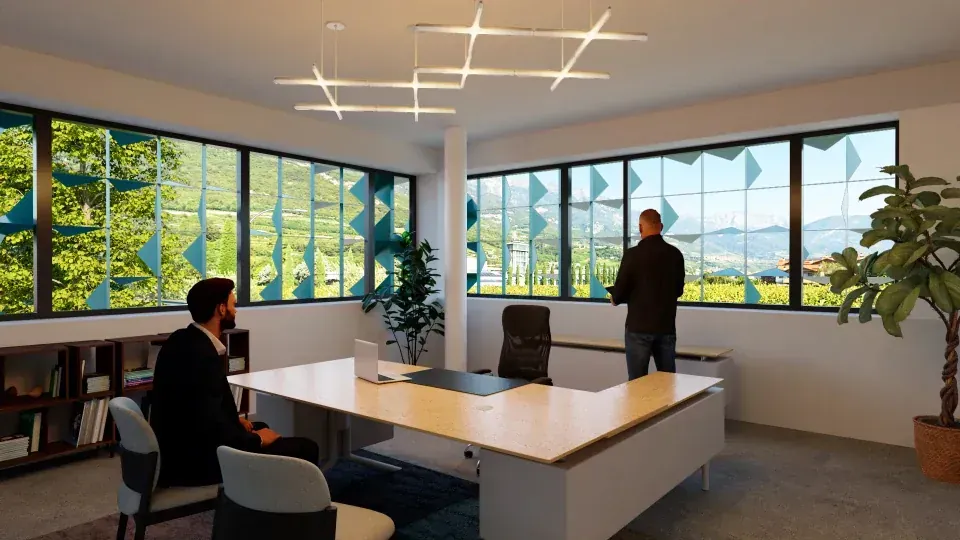 Nuovo Headquarter Manica S.p.a. a Rovereto, TN, render 3. Progetto di Riccardo Bandera Architetto