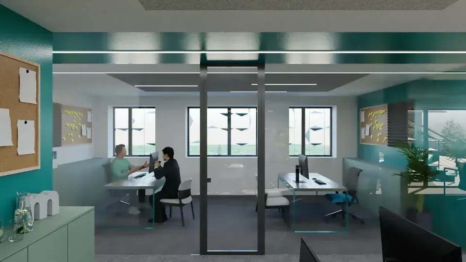 Nuovo Headquarter Manica S.p.a. a Rovereto, TN, render 5. Progetto di Riccardo Bandera Architetto