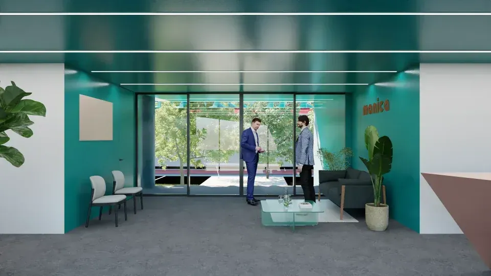 Nuovo Headquarter Manica S.p.a. a Rovereto, TN, render 8. Progetto di Riccardo Bandera Architetto
