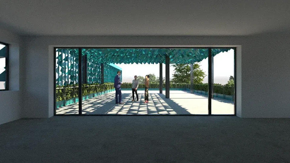 Nuovo Headquarter Manica S.p.a. a Rovereto, TN, render 9. Progetto di Riccardo Bandera Architetto