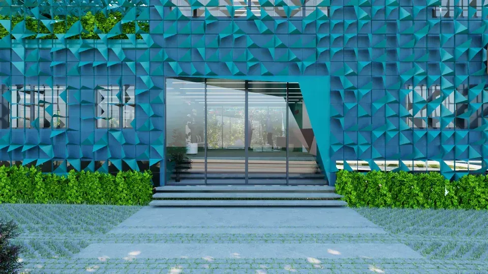 Nuovo Headquarter Manica S.p.a. a Rovereto, TN, render 12. Progetto di Riccardo Bandera Architetto