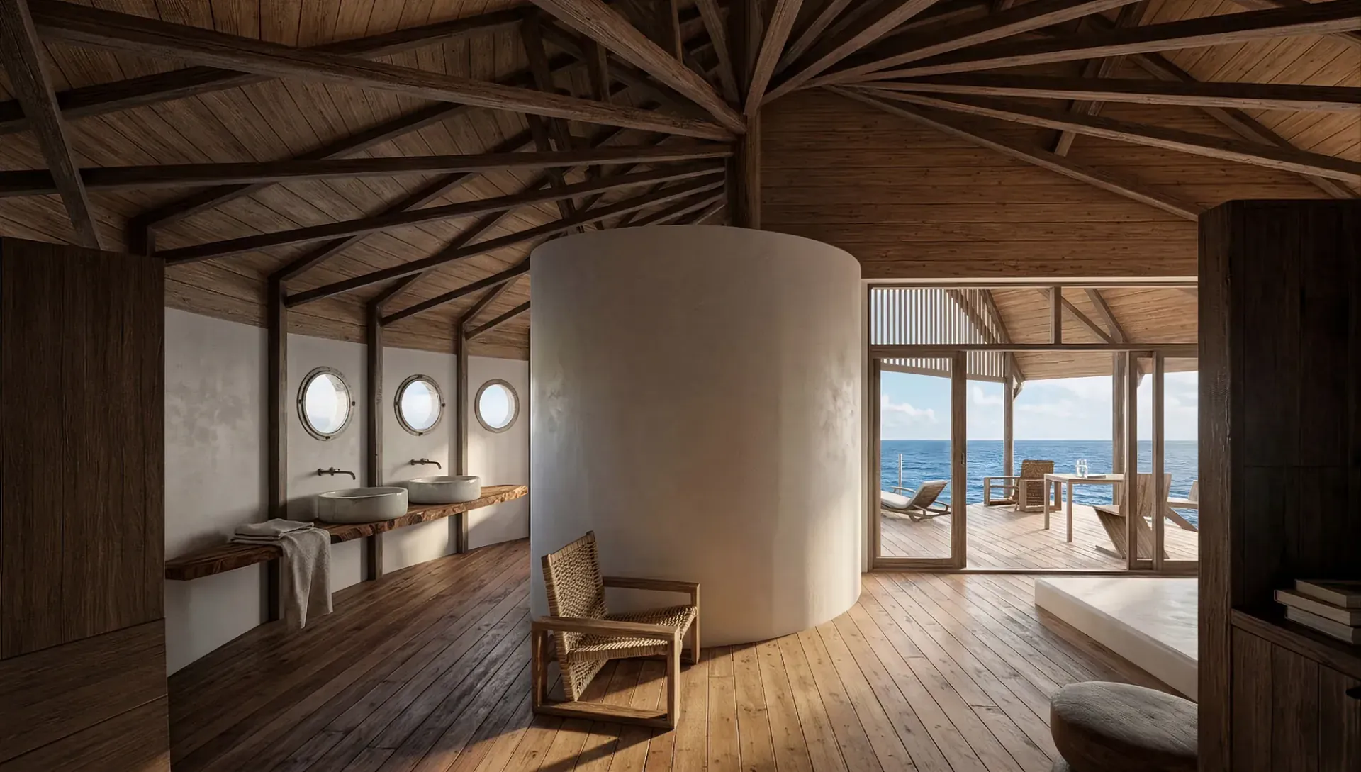 Overwater Villas a Zanzibar, Tanzania, foto 7. Progetto di Riccardo Bandera Architetto