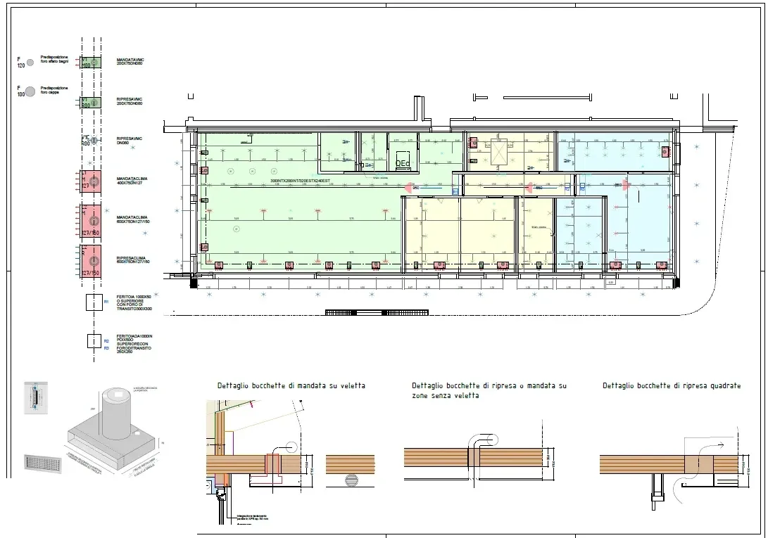 Villa con affaccio sul lago di Garda realizzata in legno a Verona, VR, disegno di progetto 3. Progetto di Riccardo Bandera Architetto