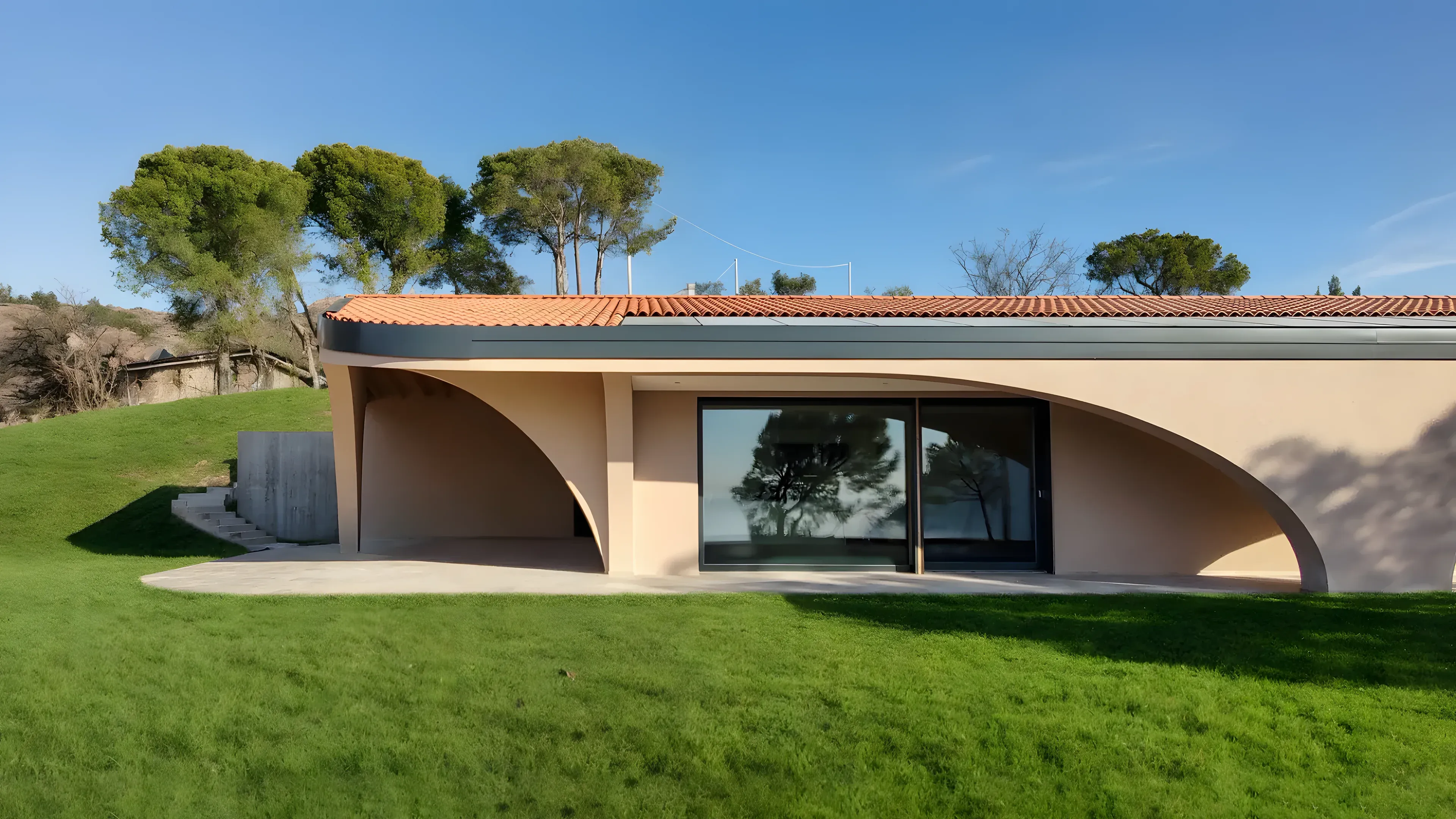 Villa con affaccio sul lago di Garda realizzata in legno a Verona, VR, progetto di Riccardo Bandera Architetto