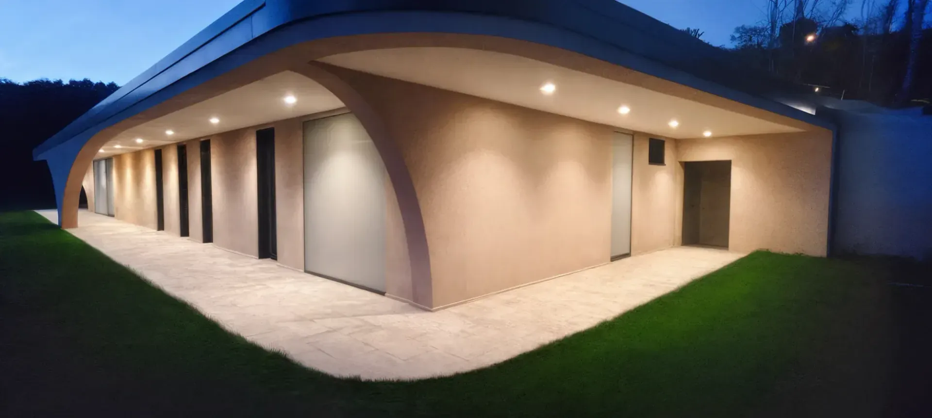 Villa con affaccio sul lago di Garda realizzata in legno a Verona, VR, foto 2. Progetto di Riccardo Bandera Architetto