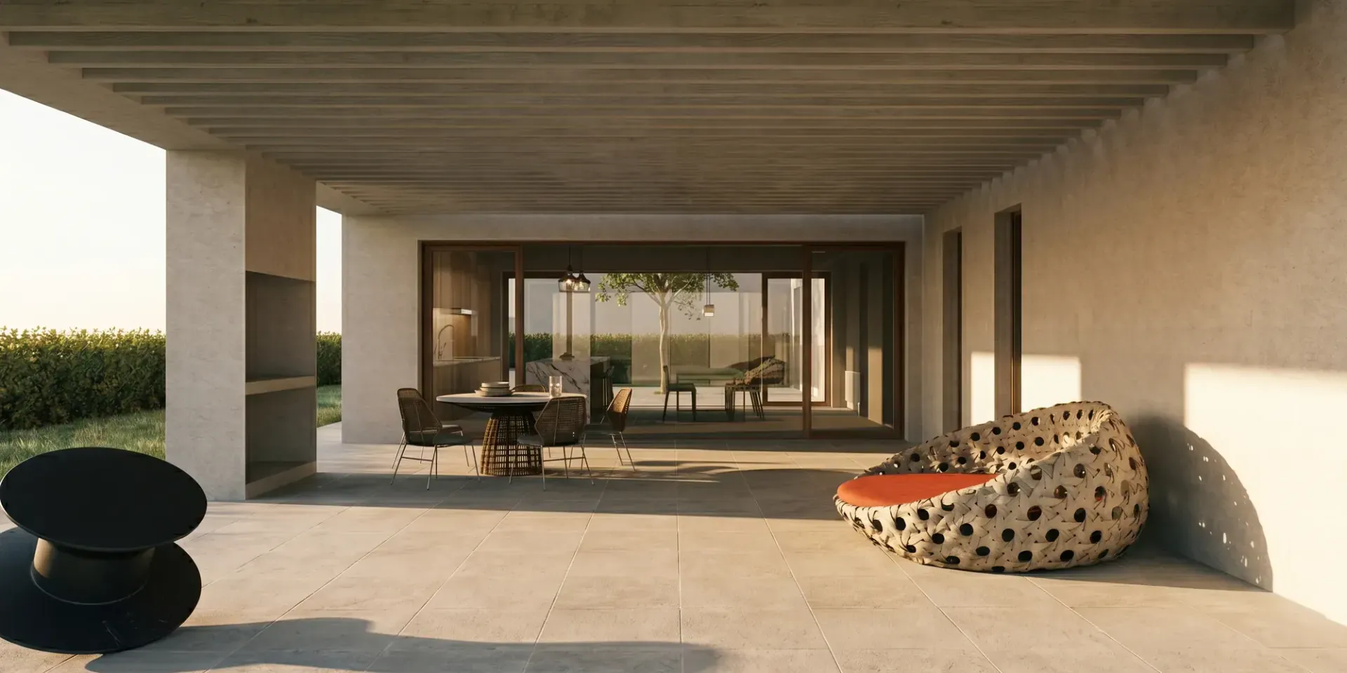 Villa in legno nella campagna veronese a Veronella, VR, foto 4. Progetto di Riccardo Bandera Architetto