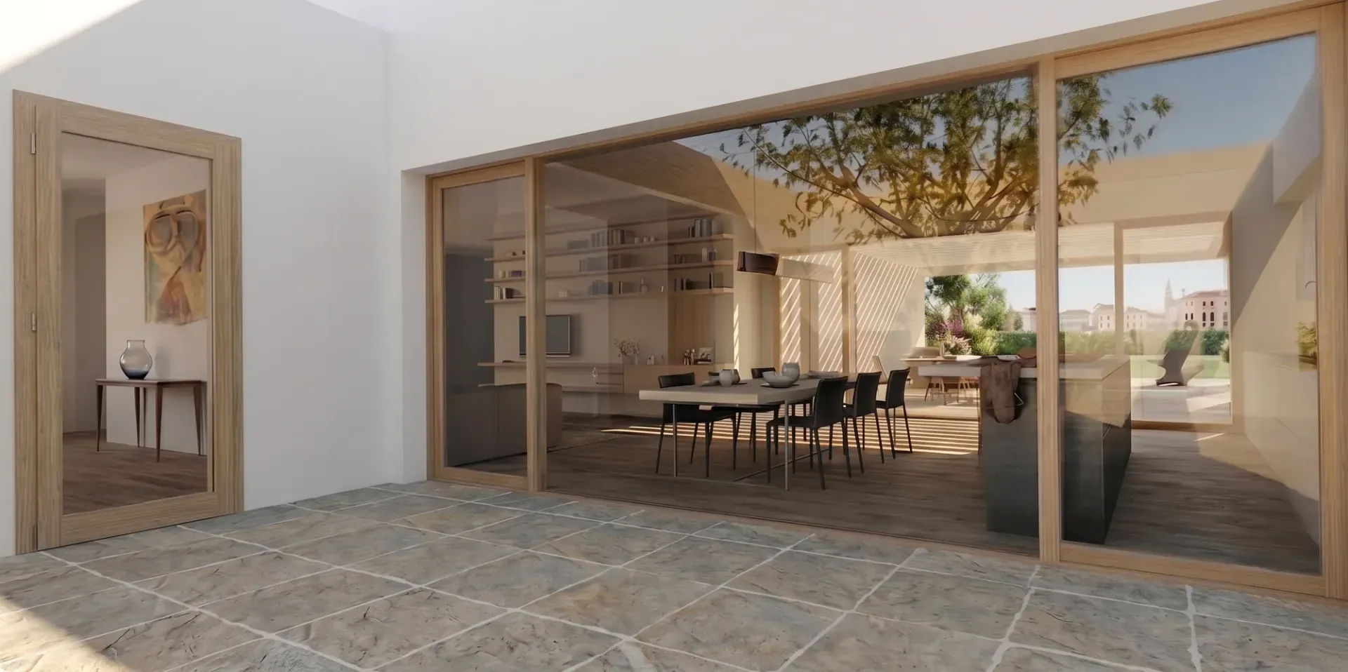 Villa in legno nella campagna veronese a Veronella, VR, foto 5. Progetto di Riccardo Bandera Architetto