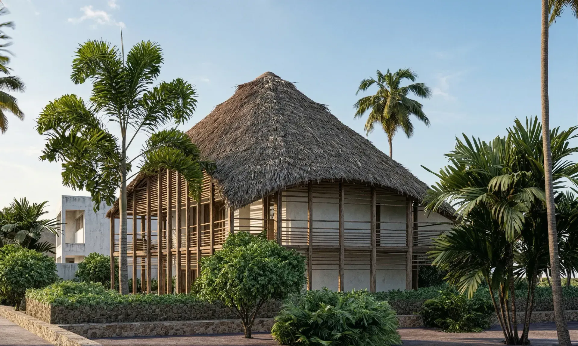 Villa tropicale a Pwani Mchangani a Zanzibar, Tanzania, foto 2. Progetto di Riccardo Bandera Architetto
